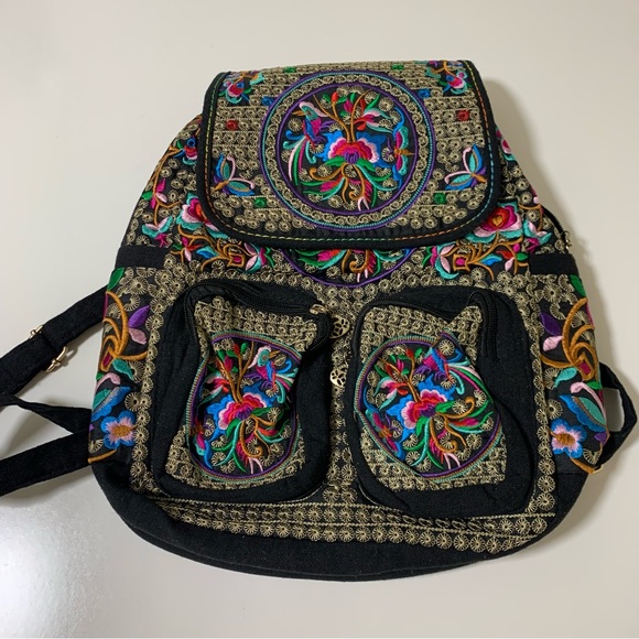 NWOT Hand Stitched Backpack - Picture 3 of 8